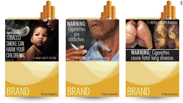 Photos on Cigarette Packages May Be Strong Smoking Deterrent